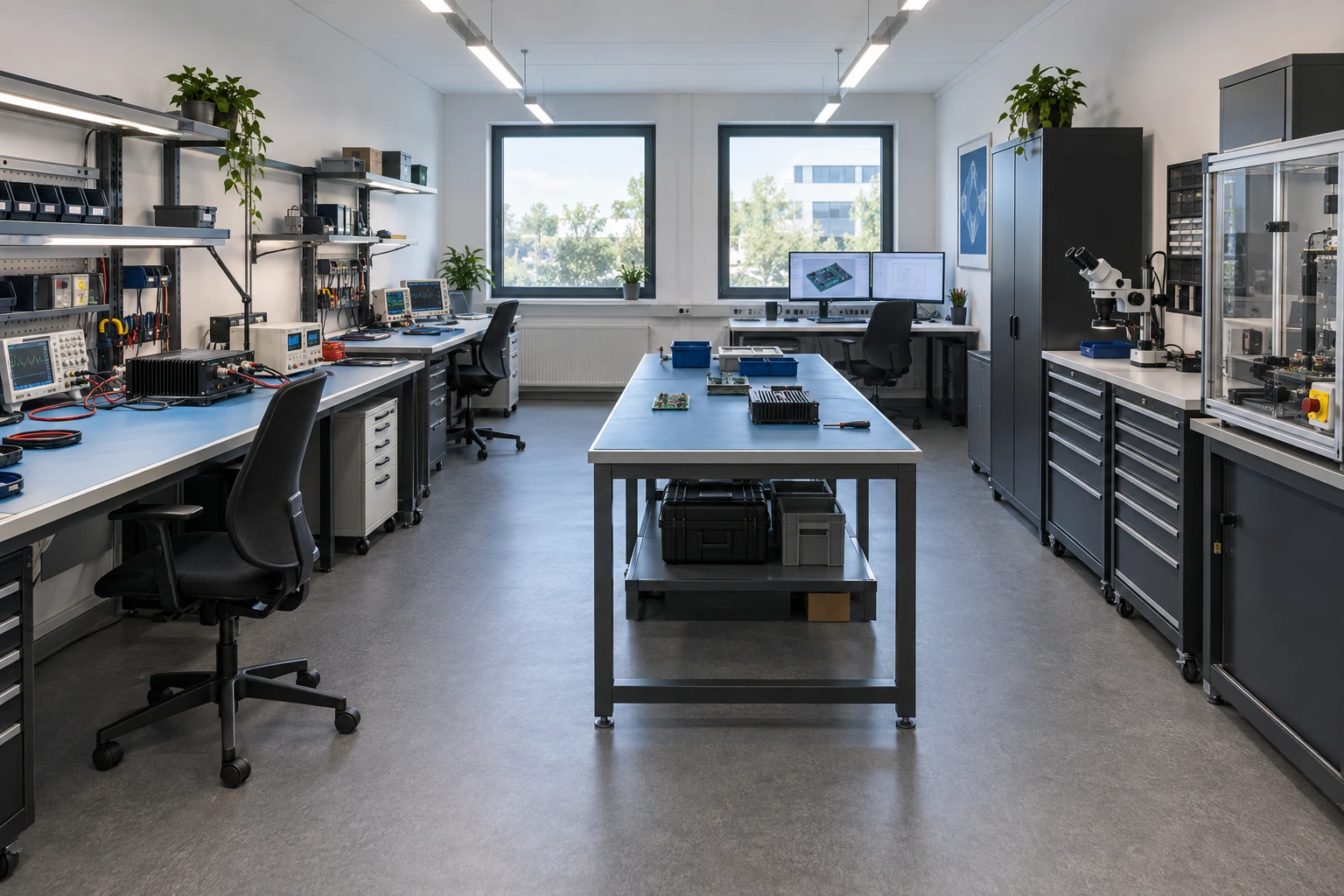 Proposed laboratory fit-out for the Bremen office