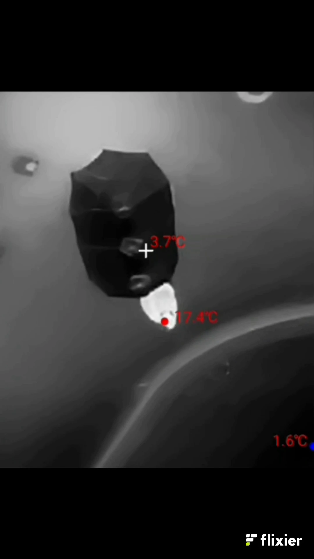 Thermal image illustrating the Thermal Shield concept